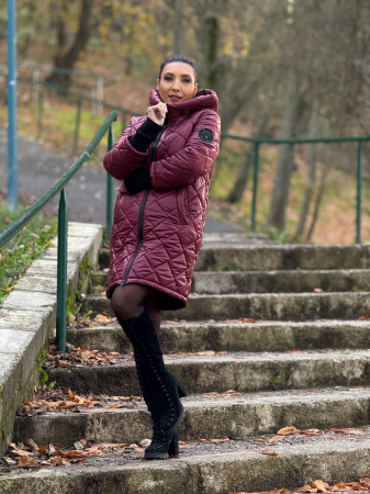 Geci de iarna - Geaca cu emblema lunga