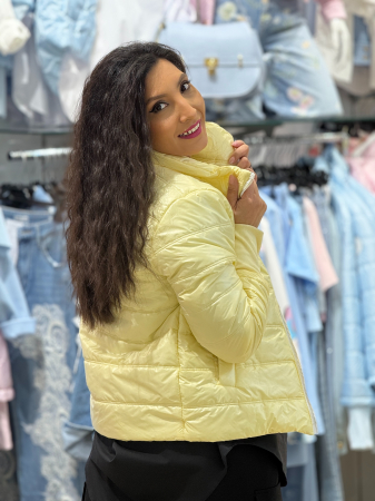 Geaca cu fermoar si detaliu hello beauty [2]