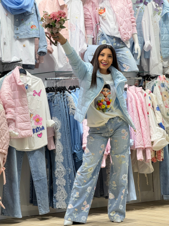 Geaca cu fermoar si detaliu hello beauty [8]