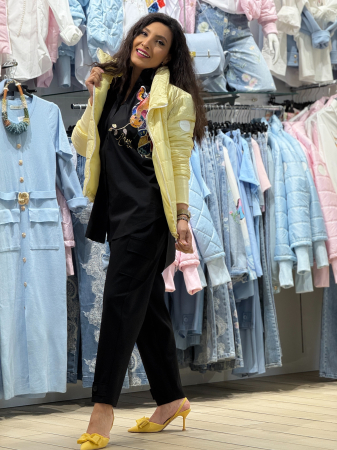 Geaca cu fermoar si detaliu hello beauty [5]