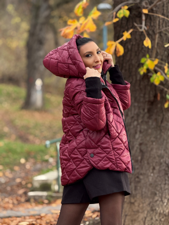 Geaca cu manseta si capse pe lateral [3]