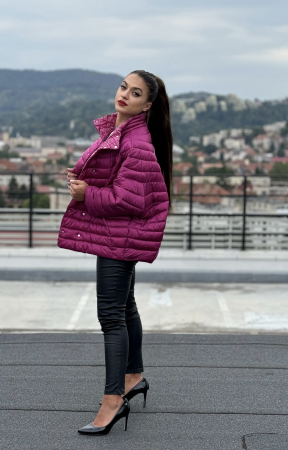 Geaca din fas cu doua randuri de capse [1]