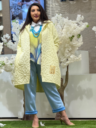 Geaca lunga hope cu imprimeu floral [4]