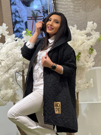 Geaca lunga hope cu imprimeu floral [1]