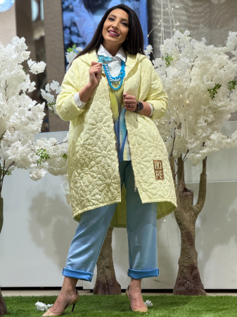 Geaca lunga hope cu imprimeu floral [3]