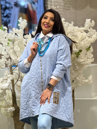 Geaca lunga hope cu imprimeu floral [4]