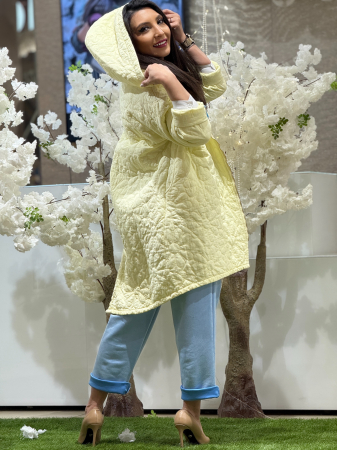 Geaca lunga hope cu imprimeu floral [2]