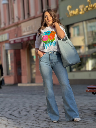 Genti - Geanta din piele naturala cu snur