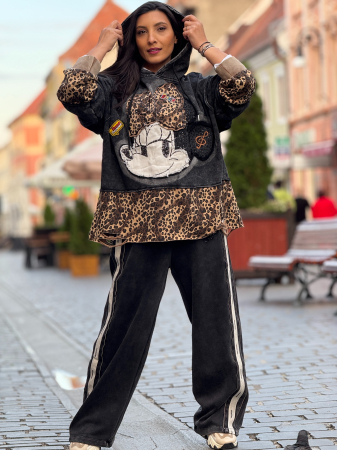 Hanorac Disney cu imprimeu MIney si animal print [1]