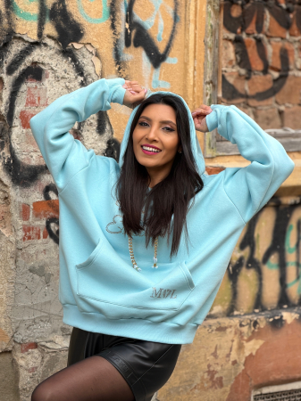 Hanorac my luxe cu gluga si lantisor [7]