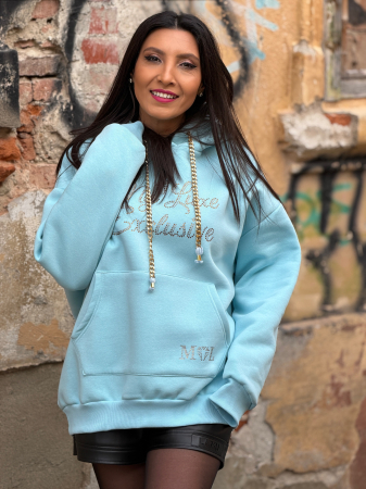 Hanorac my luxe cu gluga si lantisor [6]