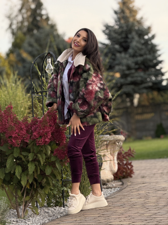 Jacheta colorata cu guler [3]