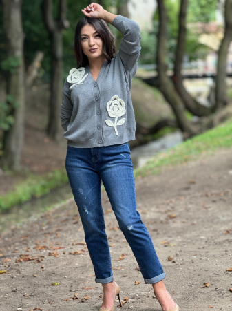 Jacheta cu floare brodata [2]