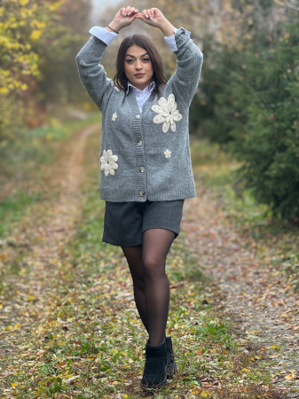 Jacheta cu flori brodate [2]