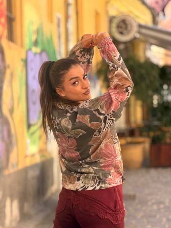 Jacheta cu flori roz [5]