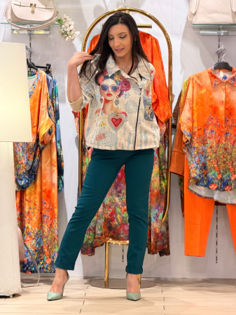 Geci si jachete - Jacheta cu frida cu fermoar