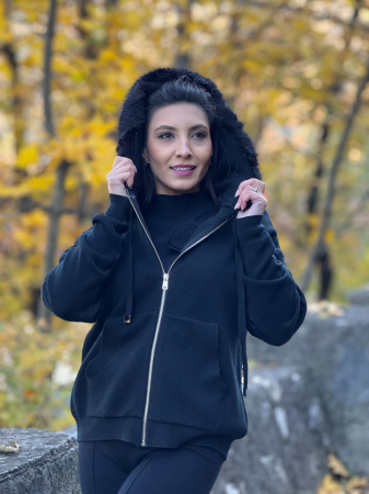 Jacheta cu gluga cu blanita [1]