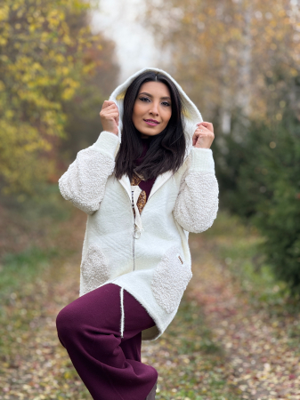 Jacheta cu gluga si blanita la buzunar [5]