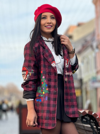 Jacheta cu imprimeu snoopy christmas [1]