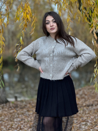 Noutati - Jacheta cu paiete si nasturi