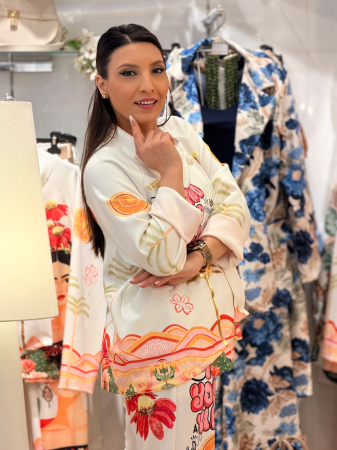 Jacheta scurta cu imprimeu Frida [3]