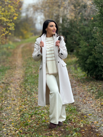 Palton bej cu nasturi [4]