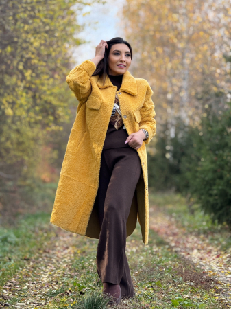 Palton lung cu buzunare [4]