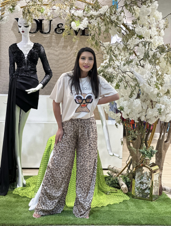 Pantaloni animal print [0]
