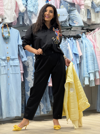 Imbracaminte de dama - Pantaloni cu buzunare pe lateral