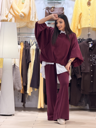 Noutati - Pantaloni cu buzunare si elastic in talie