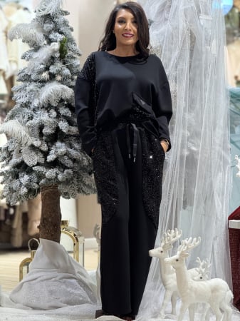 Pantaloni - Pantaloni cu paiete