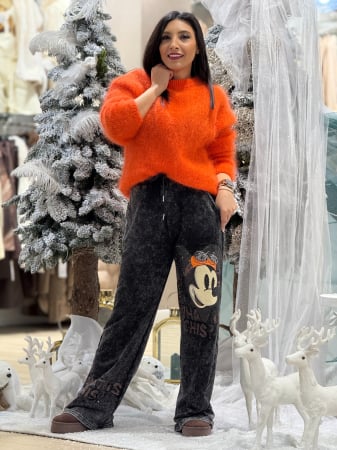 Pantaloni - Pantaloni cu print Disney