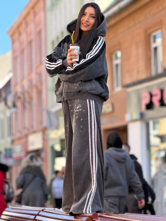 Pantaloni din bumbac cu capse [1]