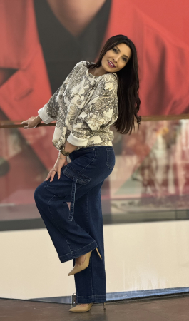 Pantaloni - Pantaloni din jeans cu buzunare laterale
