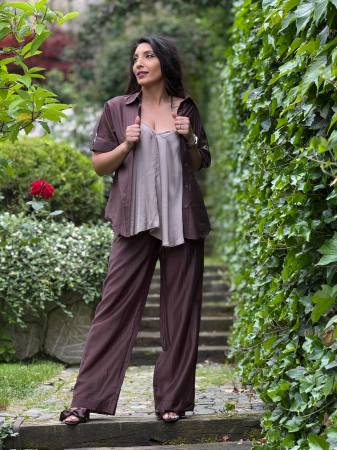 Pantaloni - Pantaloni lejeri cu elastic in talie