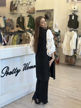 Pantaloni negrii cu elastic in talie [1]