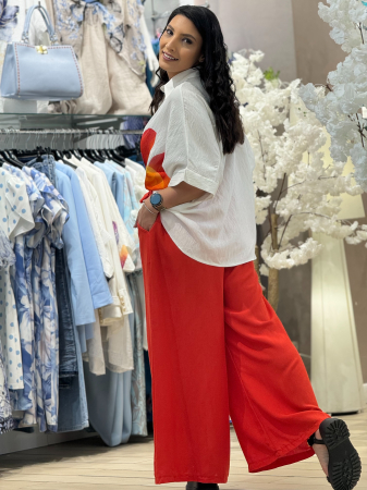 pantaloni rosii din vascoza [3]