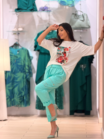 Pantaloni sport cu buzunare si elastic in talie [1]