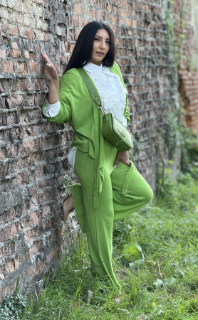 Pantaloni - Pantaloni verzi evazati