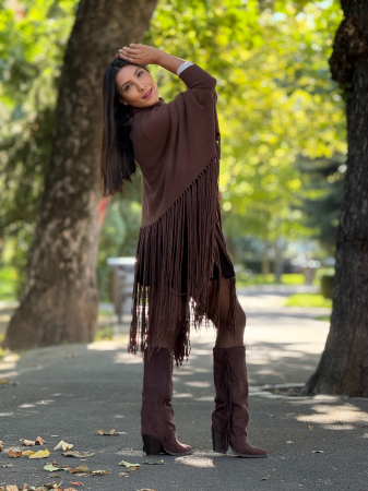 Poncho cu franjuri [3]