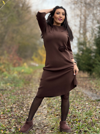 Rochie cu brosa floare [1]