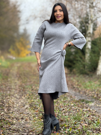 Rochie cu brosa floare [1]