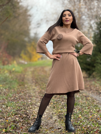 Rochie cu brosa floare [4]