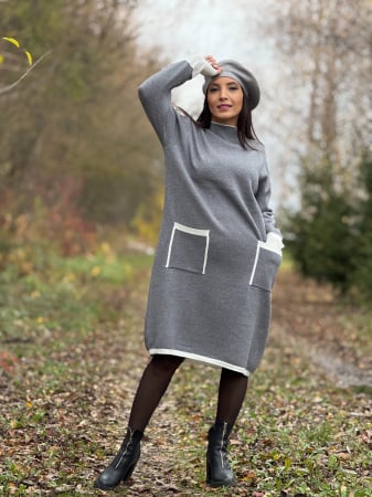Imbracaminte de dama - Rochie cu buzunare