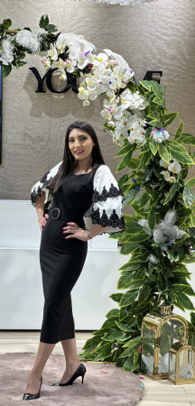 Rochie cu dantela la maneca [2]