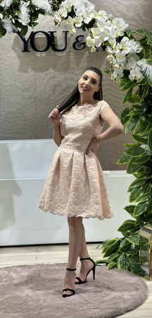 BLACK FRIDAY  DE VARA - Rochie cu dantela si sclipici
