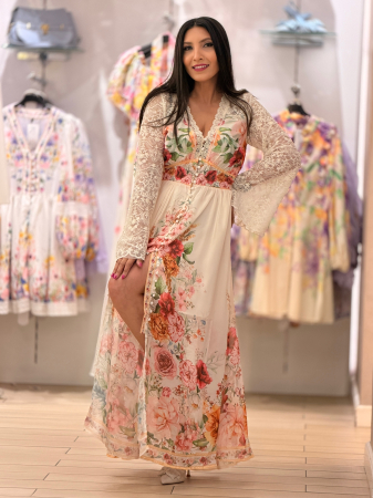 Rochie cu flori si dantela [1]
