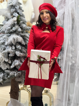 Rochie cu guler si decoltteu [5]