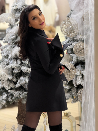 Rochie cu guler si decoltteu [4]