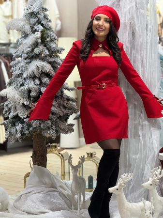 Rochie cu guler si decoltteu [8]